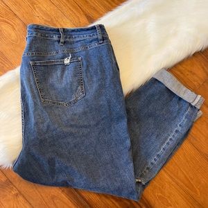 Distressed Torrid Jeans - 24T - Mid-Rise Skinny